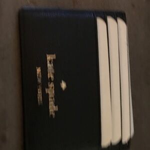 Kate Spade Black and Gold Card Holder